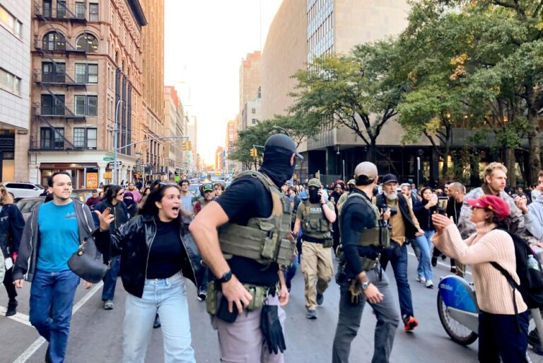 Immigration agents conducting sweep on NYC’s famed Canal Street confronted by protesters